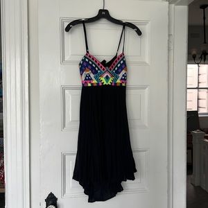 Mara Hoffman Dress with Embroidered Top Size Small